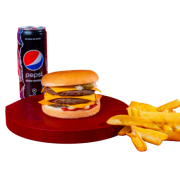 Menu Triple Cheese Burger